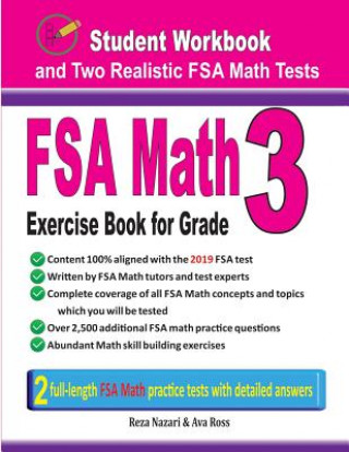Книга FSA Math Exercise Book for Grade 3 Reza Nazari