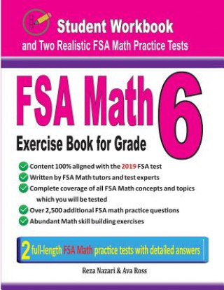 Книга FSA Math Exercise Book for Grade 6 Reza Nazari