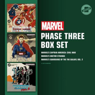Hanganyagok Marvel's Phase Three Box Set: Marvel's Captain America: Civil War; Marvel's Doctor Strange; Marvel's Guardians of the Galaxy, Vol. 2 Marvel Press