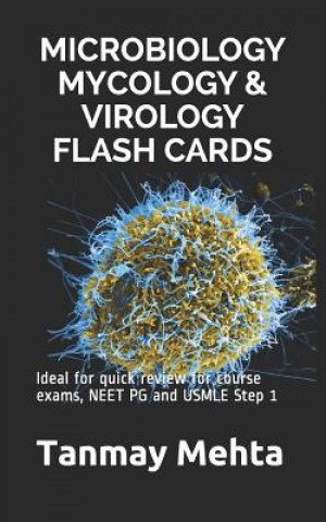 Książka Microbiology Mycology & Virology Flash Cards Tanmay Mehta