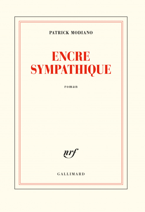 Knjiga Encre sympathique Patrick Modiano