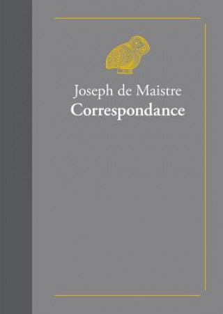 Βιβλίο Correspondance Joseph De Maistre