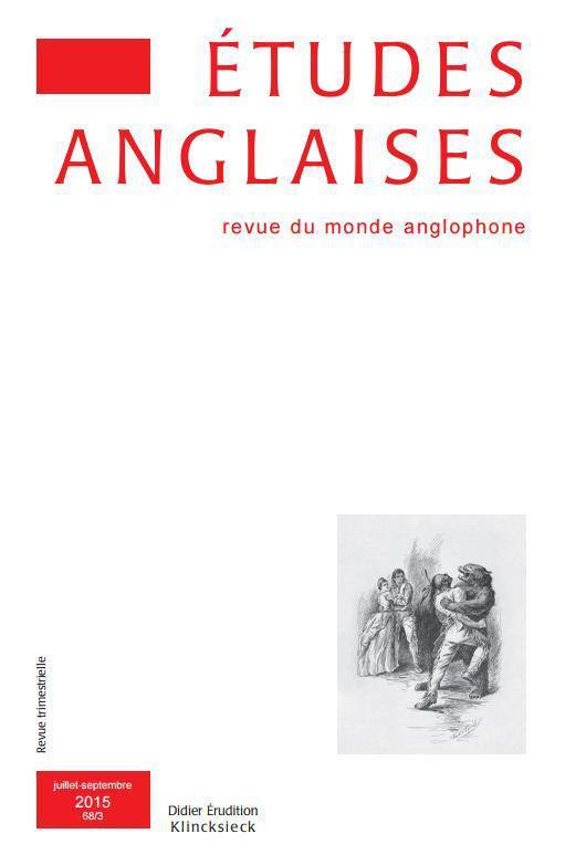 Kniha Etudes Anglaises - N3/2015 Alexis Tadie