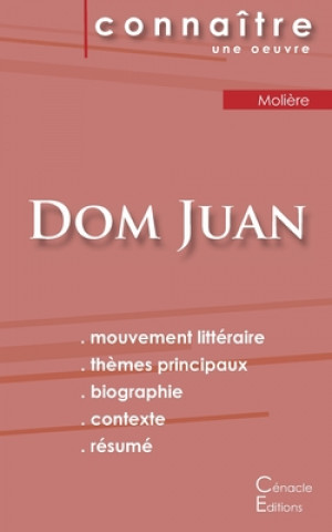 Kniha Fiche de lecture Dom Juan de Moliere (analyse litteraire de reference et resume complet) Moli?re