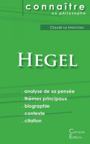 Könyv Comprendre Hegel (analyse complete de sa pensee) Hegel