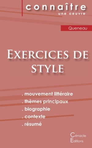 Книга Fiche de lecture Exercices de style de Raymond Queneau (Analyse litteraire de reference et resume complet) Raymond Queneau