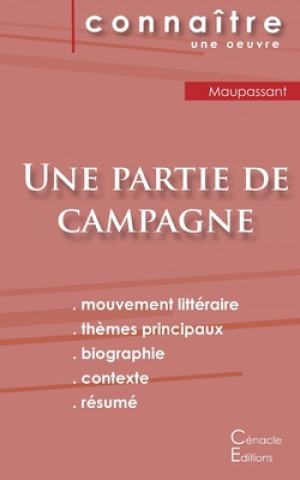 Kniha Fiche de lecture Une partie de campagne de Guy de Maupassant (Analyse litteraire de reference et resume complet) Guy de Maupassant