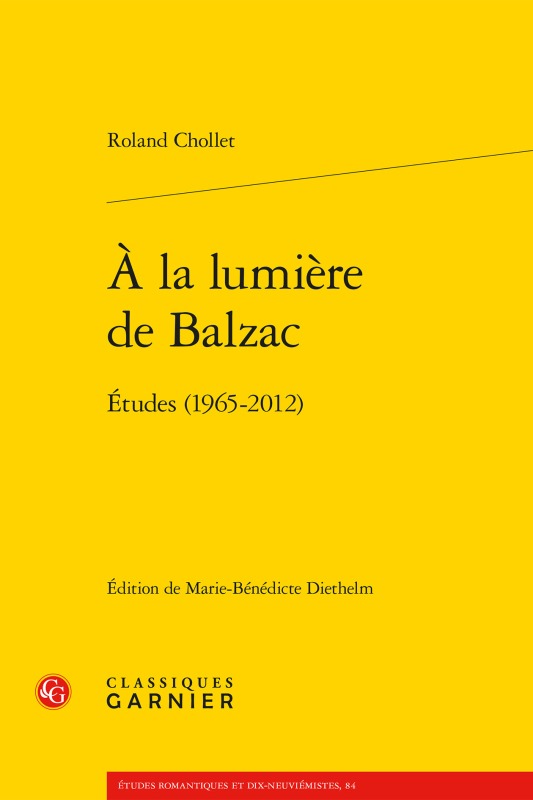 Kniha a la Lumiere de Balzac: Etudes (1965-2012) Mariolina Bongiovanni-Bertini