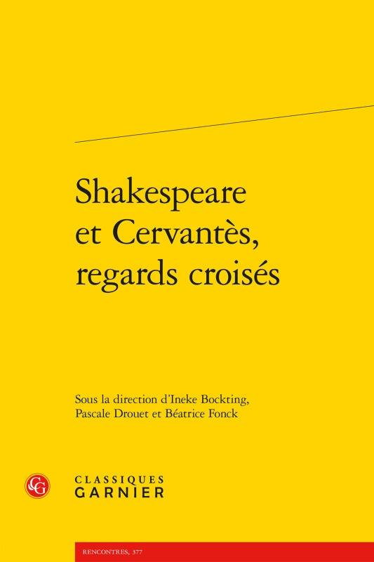 Kniha Shakespeare Et Cervantes, Regards Croises Ineke Bockting