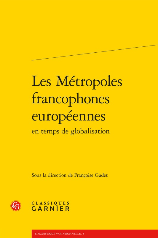 Книга Les Metropoles Francophones Europeennes Xavier North