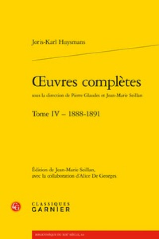 Kniha Oeuvres Completes Joris Karl Huysmans
