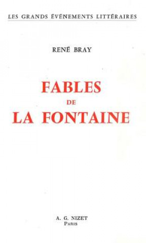 Kniha Fables de la Fontaine Rene Bray