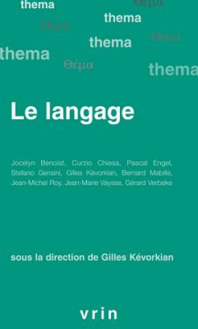 Книга Le Langage Jocelyn Benoist