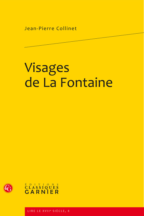 Kniha Visages de la Fontaine Jean-Pierre Collinet