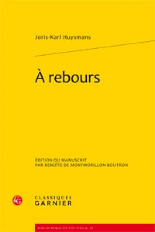 Könyv A Rebours Joris Karl Huysmans