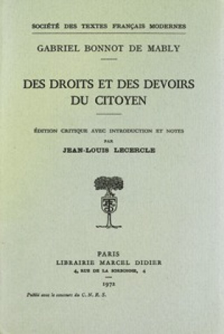 Carte Des Droits Et Des Devoirs Du Citoyen Gabriel Bonnot Mably