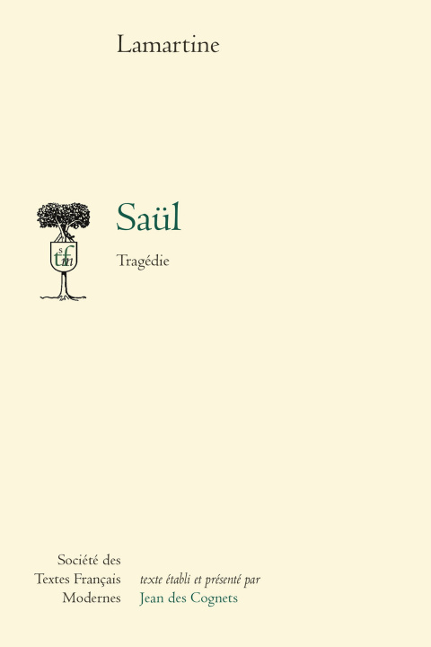 Knjiga Saul Alphonse De Lamartine