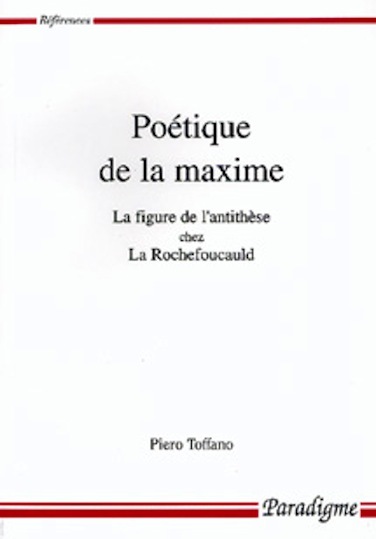 Kniha Poetique de la Maxime P. Toffano