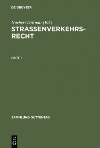 Kniha Strassenverkehrsrecht Norbert Dittmar