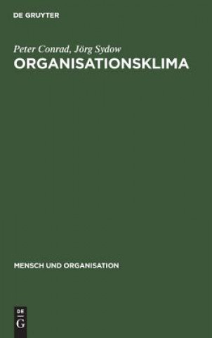 Knjiga Organisationsklima Peter Conrad