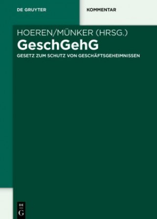 Kniha GeschGehG Thomas Hoeren