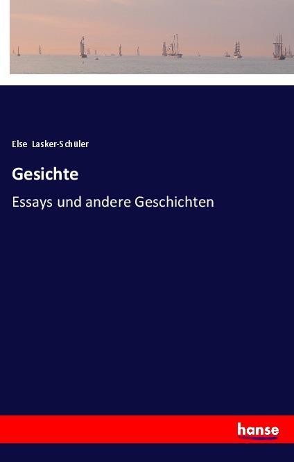 Livre Gesichte Else Lasker-Schüler