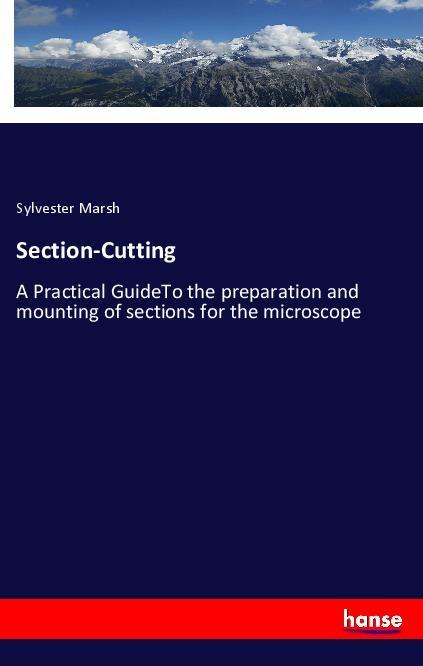 Knjiga Section-Cutting Sylvester Marsh