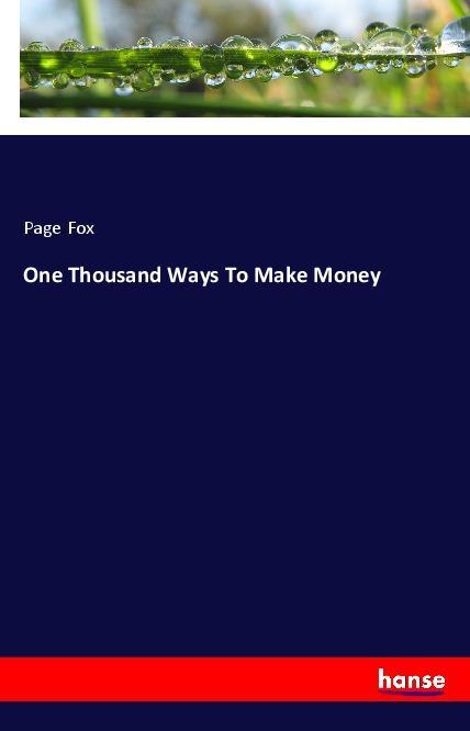 Carte One Thousand Ways To Make Money Page Fox