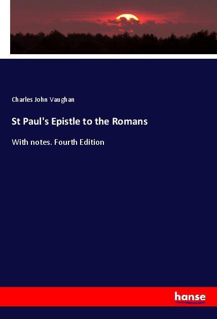 Book St Paul's Epistle to the Romans Charles John Vaughan