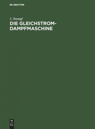 Buch Gleichstrom-Dampfmaschine J. Stumpf
