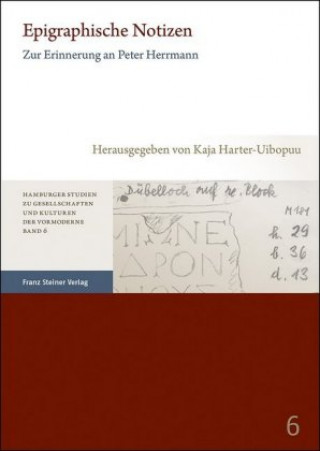 Knjiga Epigraphische Notizen Kaja Harter-Uibopuu