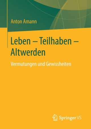 Buch Leben - Teilhaben - Altwerden Anton Amann