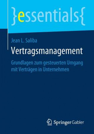 Knjiga Vertragsmanagement Jean L. Saliba