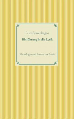 Kniha Einfuhrung in die Lyrik Fritz Stavenhagen