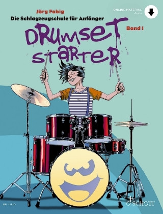 Knjiga Drumset Starter Jörg Fabig