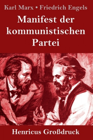 Kniha Manifest der kommunistischen Partei (Grossdruck) Karl Marx