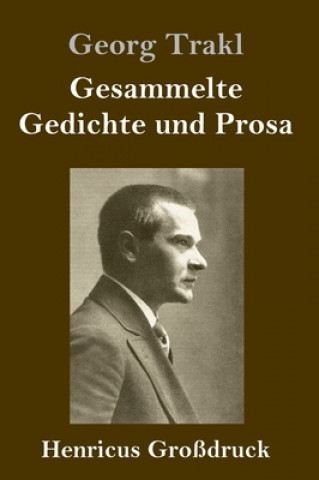 Kniha Gesammelte Gedichte und Prosa (Grossdruck) Georg Trakl