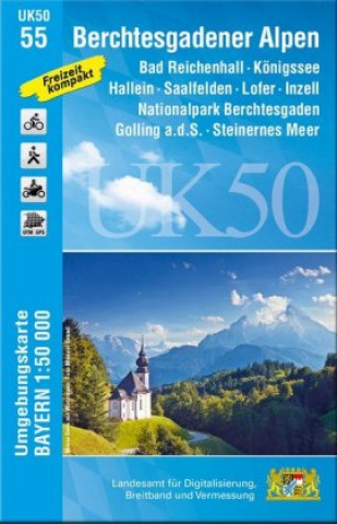 Materiale tipărite Berchtesgadener Alpen 1 : 50 000 (UK50-55) 