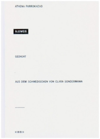 Book Bleiweiß Athena Farrokhzad