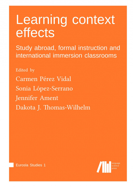 Knjiga Learning context effects Carmen Carmen Pérez