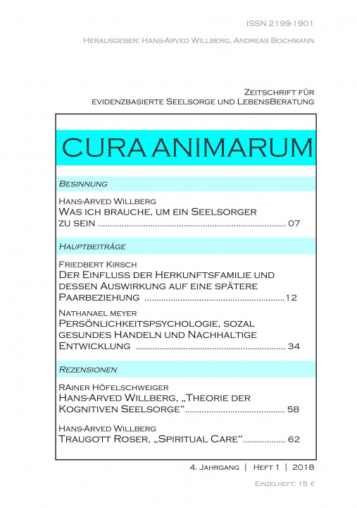 Книга Cura Animarum (2018) 1 Andreas Bochmann