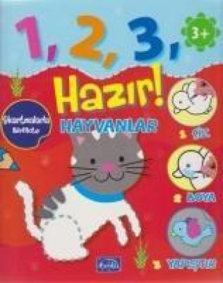 Kniha 1-2-3 Hazir - Hayvanlar 3 Yas Kolektif