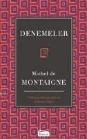 Livro Denemeler Michel De Montaigne
