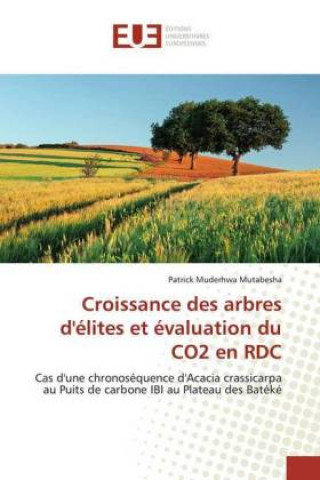 Książka Croissance des arbres d'élites et évaluation du CO2 en RDC Patrick Muderhwa Mutabesha