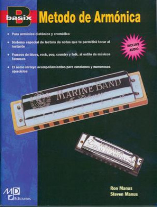 Buch Basix Harmonica Method: Spanish Language Edition, Book & CD Steven Manus