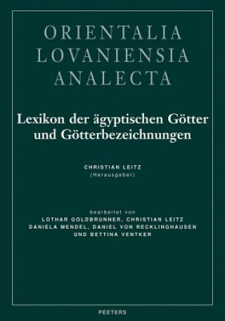 Carte Lexikon Der Agyptischen Gotter Und Gotterbezeichnungen: Band VIII: Register [With CDROM] Christian Leitz