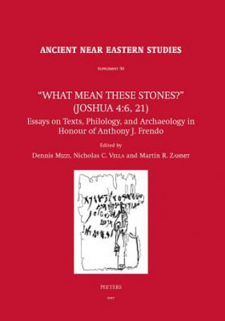 Kniha 'what Mean These Stones?' (Joshua 4: 6, 21): Essays on Texts, Philology, and Archaeology in Honour of Anthony J. Frendo D. Mizzi
