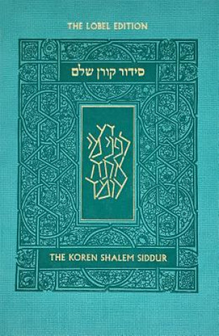 Carte Koren Shalem Siddur with Tabs, Compact, Turquoise Koren Publishers