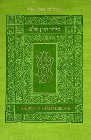 Könyv Koren Shalem Siddur with Tabs, Compact, Green Koren Publishers