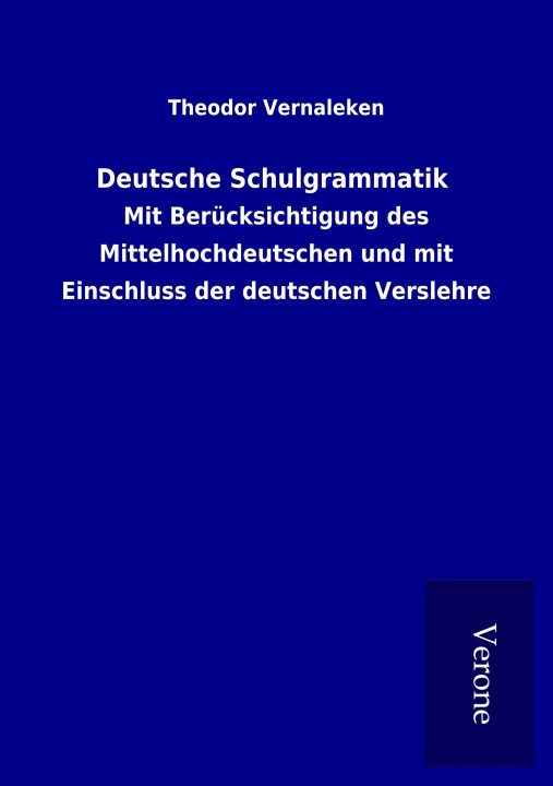 Książka Deutsche Schulgrammatik Theodor Vernaleken